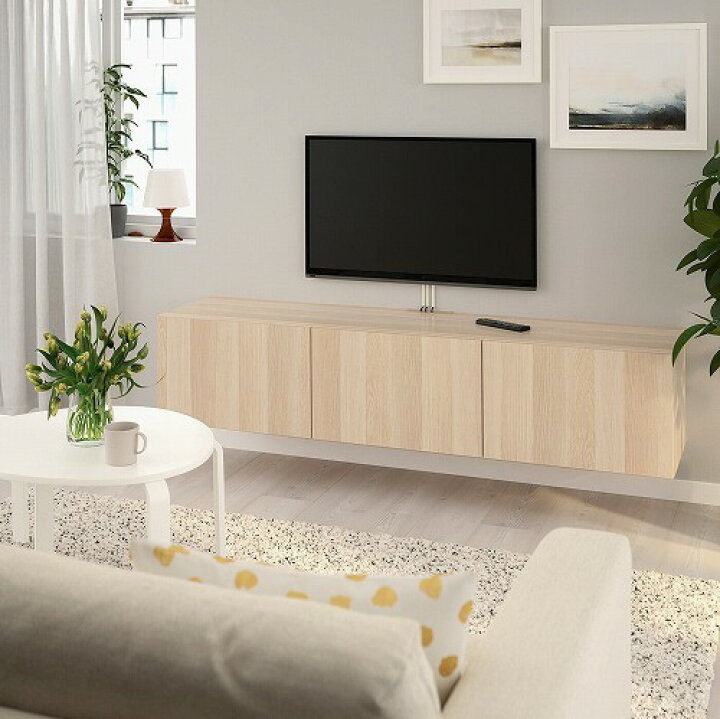 楽天市場】[IKEA/イケア/通販]BESTA ベストー テレビ台 扉付き 