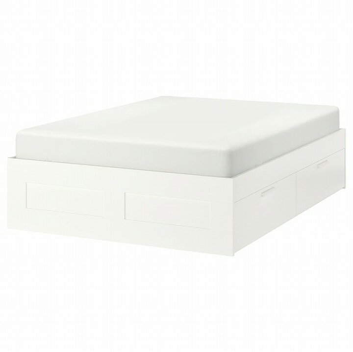 楽天市場】[IKEA/イケア/通販]BRIMNES ブリムネス ベッドフレーム 収納 