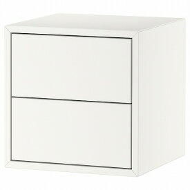 [IKEA/イケア/通販]EKET エーケト ウォールキャビネット（引き出し×2）, ホワイト[CA](d)(49329388)