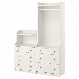 [IKEA/イケア/通販]HAUGA ハウガ 収納コンビネーション, ホワイト[4](a)(49388146)