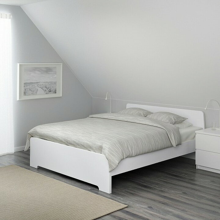楽天市場】[IKEA/イケア/通販]ASKVOLL アスクヴォル ベッドフレーム 