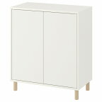 [IKEA/イケア/通販]EKET エーケト キャビネットコンビネーション 脚付き, ホワイト/木製[DA](d)(59388004)