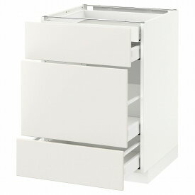 [IKEA/イケア/通販]METOD メトード ベースキャビネット 引き出し前部3/引き出し4, ホワイト マキシメーラ/ヴェッディンゲ ホワイト[9](a)(69076479)