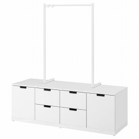 [IKEA/イケア/通販]NORDLI ノールドリ チェスト（引き出し×6）, ホワイト[6](a)(69295170)
