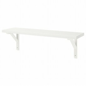 [IKEA/イケア/通販]BERGSHULT ベリスフルト / SANDSHULT サンドスフルト ウォールシェルフ, ホワイト/ホワイトステインアスペン【北欧・ラック】[3](a)(69326039)