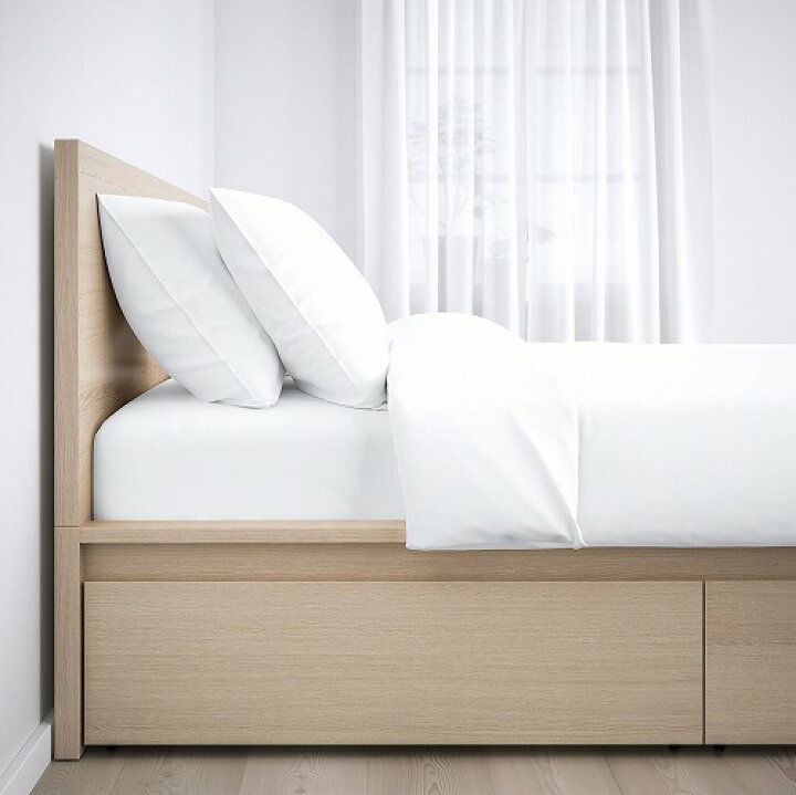 楽天市場】[IKEA/イケア/通販]MALM マルム ベッドフレーム 収納 