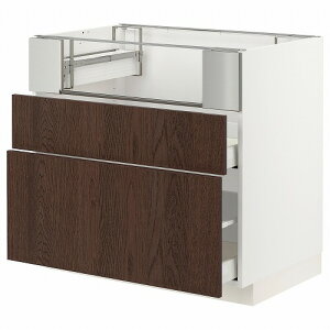 [IKEA/CPA/ʔ]METOD g[h / MAXIMERA }LV[ x[XLrlbg R/tBbVO/o2, zCg/V[iv uE[8](a)(79404376)