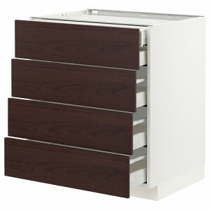 [IKEA/�C�P�A/�ʔ�]METOD ���g�[�h / MAXIMERA �}�L�V���[�� �x�[�X�L���r�l�b�g �����o���O��4/�����o����2/�����o����3, �z���C�g �A�X�P���X���h/�_�[�N�u���E�� �A�b�V����[11](a)(89334533)