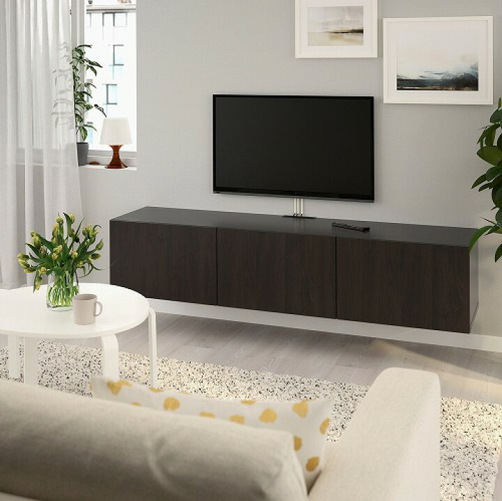 楽天市場】[IKEA/イケア/通販]BESTA ベストー テレビ台 扉付き 
