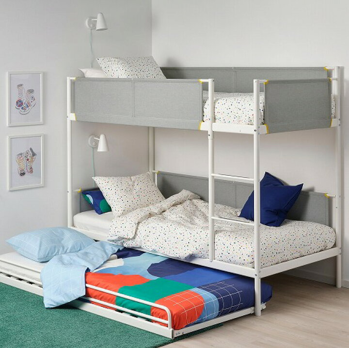 楽天市場】[IKEA/イケア/通販]VITVAL ヴィトヴァル 2段ベッドフレーム 