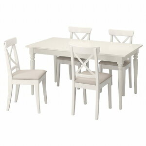 [IKEA/CPA/ʔ]INGATORP CK[gv / INGOLF CSt e[u`FA4r, zCg/n[v x[W[6](a)(99388686)