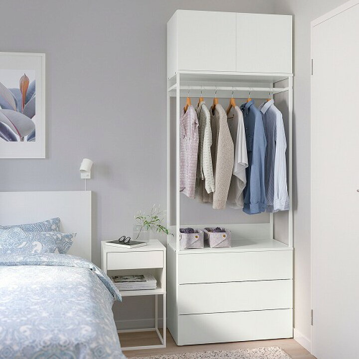 楽天市場】[IKEA/イケア/通販]PLATSA プラッツァ ワードローブ 扉2枚+ 