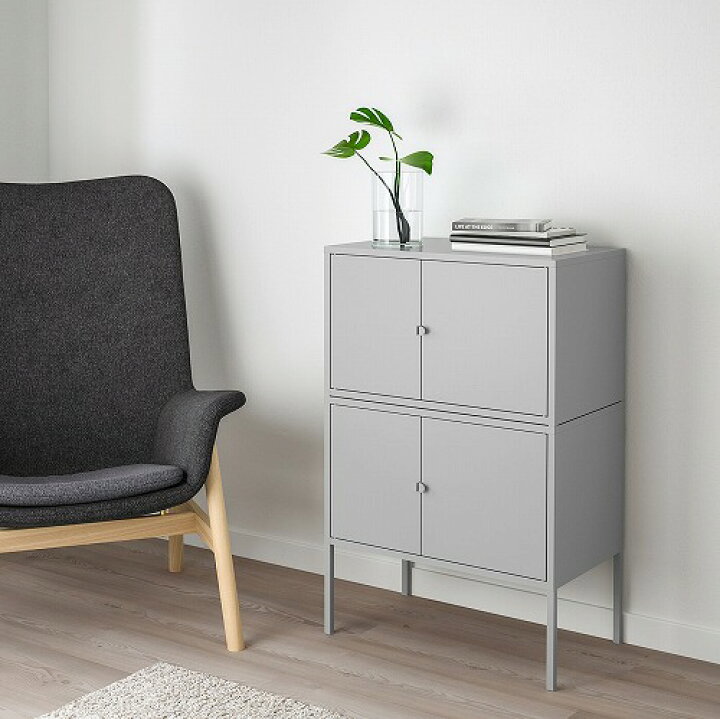 楽天市場】[IKEA/イケア/通販]LIXHULT リックスフルト キャビネット 