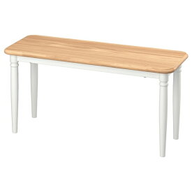[IKEA/イケア/通販]DANDERYD ダンデリード ベンチ, オーク材突き板/ホワイト[E](b)(30516144)