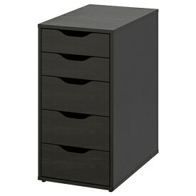 [IKEA/イケア/通販]ALEX アレクス 引き出しユニット, ブラックブラウン[E](d)(00473551)