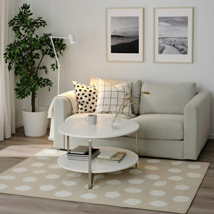 楽天市場】[IKEA/イケア/通販]BOGENSE ボーゲンセ ラグ パイル短 