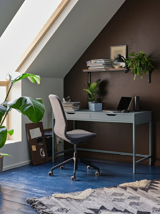 楽天市場】[IKEA/イケア/通販]ALEX アレクス デスク, グレーターコイズ 
