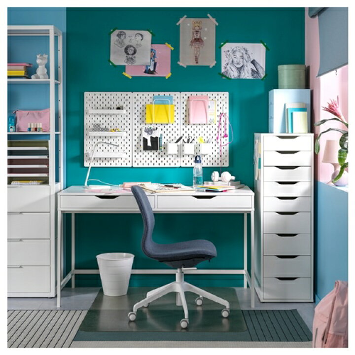 楽天市場】[IKEA/イケア/通販]ALEX アレクス デスク, ホワイト[I](d 