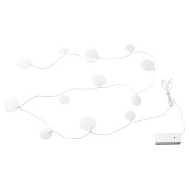 [IKEA/イケア/通販]AKTERPORT アクテルポルト LEDライトチェーン 全12球, 電池式/小石 ホワイト[A](c)(40504843)