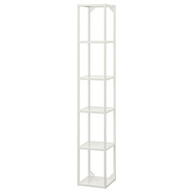 [IKEA/イケア/通販]ENHET エーンヘート ハイフレーム 棚板付き, ホワイト[J](b)(30481601)