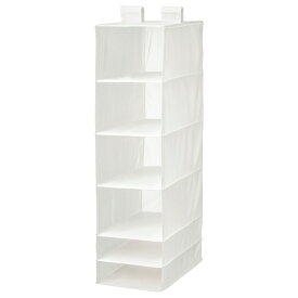 [IKEA/イケア/通販]SKUBB スクッブ ハンギング収納 6段, ホワイト【クローゼットに便利な収納ボックス・収納ケース】[C](d)(80245881)