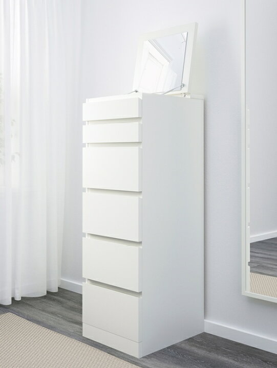 楽天市場】[IKEA/イケア/通販]MALM マルム チェスト（引き出し×6 