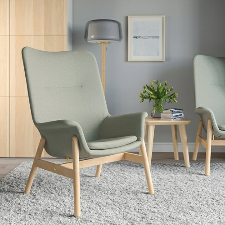 IKEA VEDBO ヴェードボー パーソナルチェア 背もたれ高【4colors 