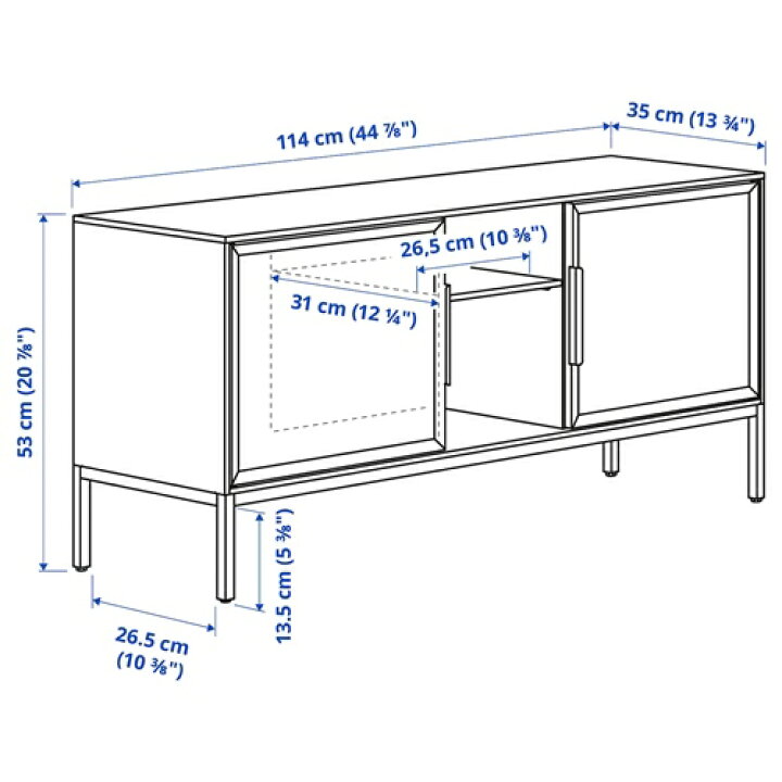 楽天市場】[IKEA/イケア/通販]TULLSTORP トゥルストルプ テレビ台 