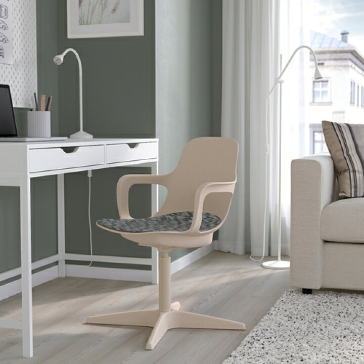 楽天市場】[IKEA/イケア/通販]ODGER オドゲル 回転チェア＋パッド 