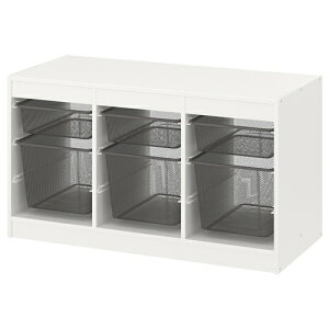 [IKEA/CPA/ʔ]TROFAST gt@Xg [Rrl[V, zCg/_[NO[ykfUČ邨ᔠBqɍœKȂ[bNz[7](d)(09479836)