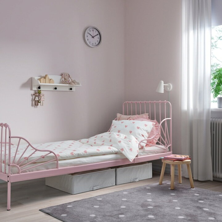 楽天市場】[IKEA/イケア/通販]MINNEN ミンネン 伸長式ベッドフレームと 