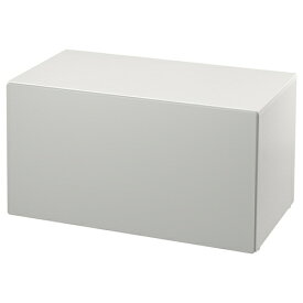 [IKEA/イケア/通販]SMASTAD スモースタード ベンチ おもちゃ収納付き, ホワイト/グレー[FE](a)(69389159)