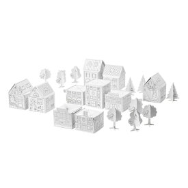 [IKEA/イケア/通販]MALA モーラ 厚紙でつくる街 10点セット[B](c)(70495352)
