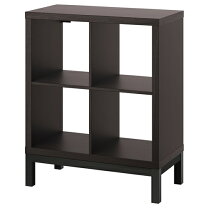 楽天市場】ikea シェルフユニット ブラックブラウンの通販