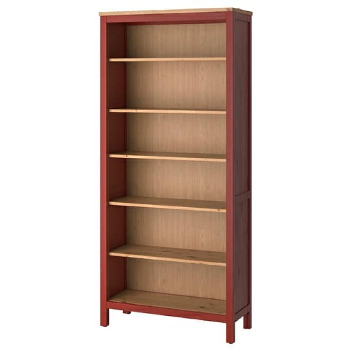 楽天市場】[IKEA/イケア/通販]HEMNES ヘムネス 本棚, レッドステイン 