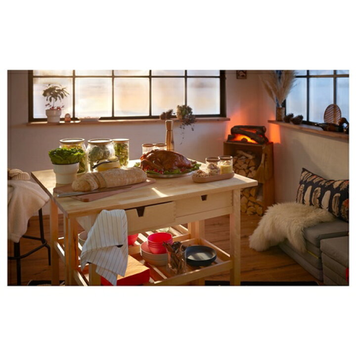 楽天市場】[IKEA/イケア/通販]FORHOJA フォルホイア キッチンワゴン 