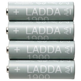 [IKEA/イケア/通販]LADDA ラッダ 充電式電池, HR06 AA (単3形) 1.2V[A](b)(00509814)