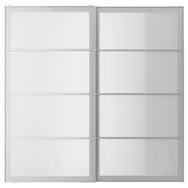 [IKEA/イケア/通販]SVARTISDAL スヴァルティスダール 引き戸 2枚組, ホワイト ペーパー調[3](a)(09439794)