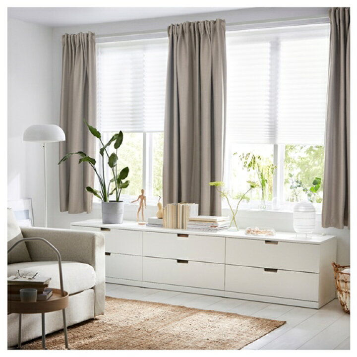 楽天市場】[IKEA/イケア/通販]VILBORG ヴィルボリ 遮光カーテン 