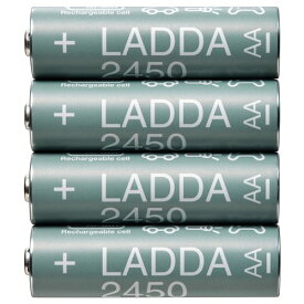 [IKEA/イケア/通販]LADDA ラッダ 充電式電池, HR06 AA (単3形) 1.2V[A](c)(50504692)