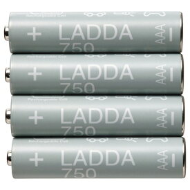 [IKEA/イケア/通販]LADDA ラッダ 充電式電池, HR03 AAA (単4形) 1.2V[A](b)(90509819)