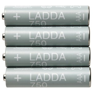 [IKEA/�C�P�A/�ʔ�]LADDA ���b�_ �[�d���d�r, HR03 AAA (�P4�`) 1.2V[A](b)(90509819)