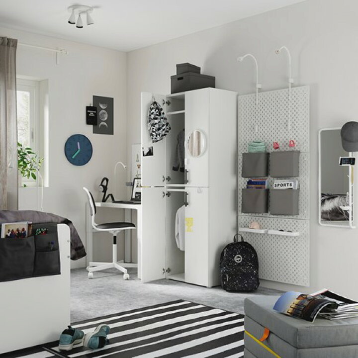 楽天市場】[IKEA/イケア/通販]SMASTAD スモースタード ワードローブ 