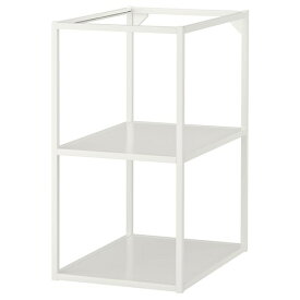 [IKEA/イケア/通販]ENHET エーンヘート ベースフレーム 棚板付き, ホワイト[E](a)(40481610)