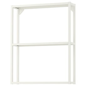 [IKEA/イケア/通販]ENHET エーンヘート ウォールフレーム 棚板付き, ホワイト[D](a)(80481613)