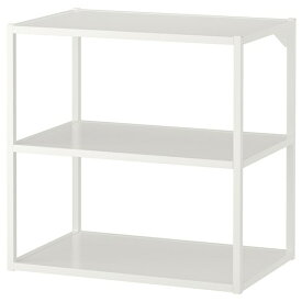 [IKEA/イケア/通販]ENHET エーンヘート ベースフレーム 棚板付き, ホワイト[D](c)(90481622)