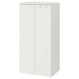 [IKEA/イケア/通販]SMASTAD スモースタード / PLATSA プラッツァ ワードローブ, ホワイト/ホワイト[13](a)(89426151)