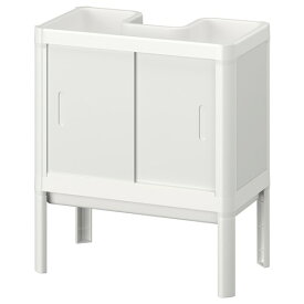[IKEA/イケア/通販]LILLTJARN リルティエルン 洗面ベースキャビネット 扉2枚, ホワイト[C](b)(00513439)