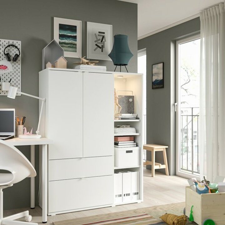 楽天市場】[IKEA/イケア/通販]VIHALS ヴィーハルス 収納ユニット 