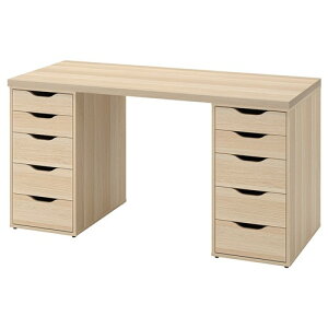 [IKEA/�C�P�A/�ʔ�]LAGKAPTEN ���O�J�v�e�� / ALEX �A���N�X �f�X�N, �z���C�g�X�e�C���I�[�N��[3](d)(79432039)